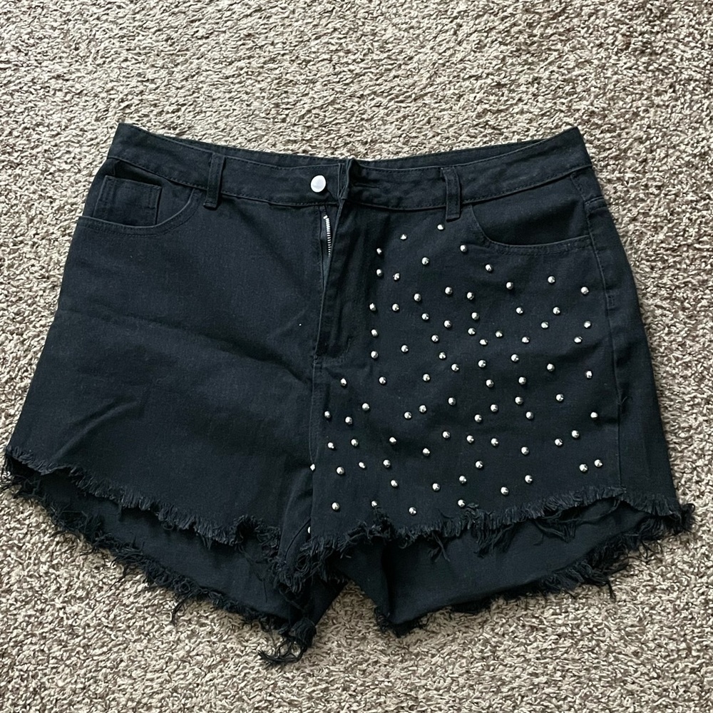 Denim shorts